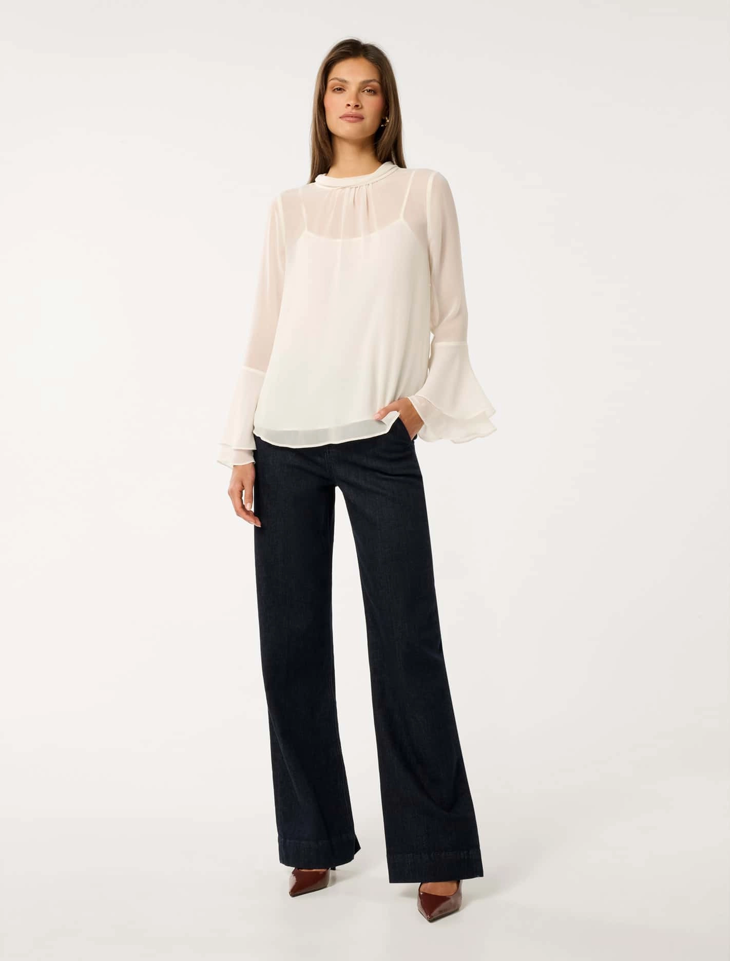 Edwina Sheer Blouse