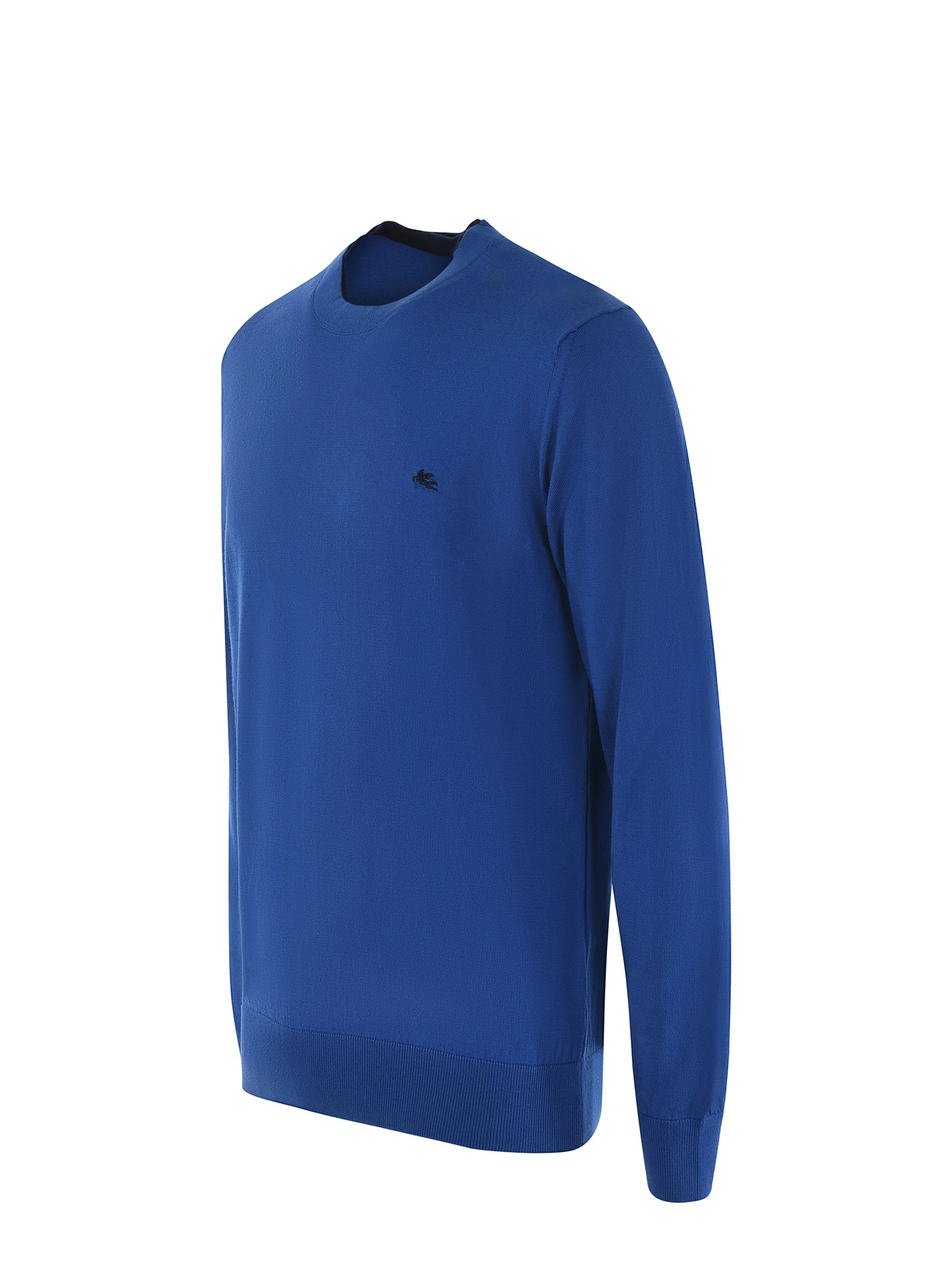 Etro Logo Embroidered Crewneck Sweater