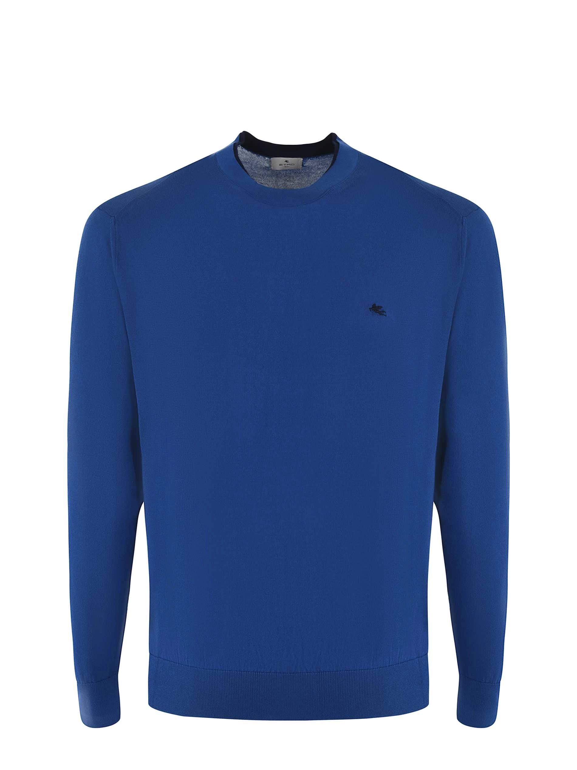 Etro Logo Embroidered Crewneck Sweater