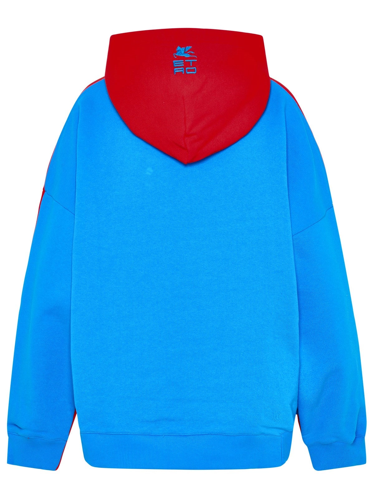 Etro Logo Patch Drawstring Hoodie