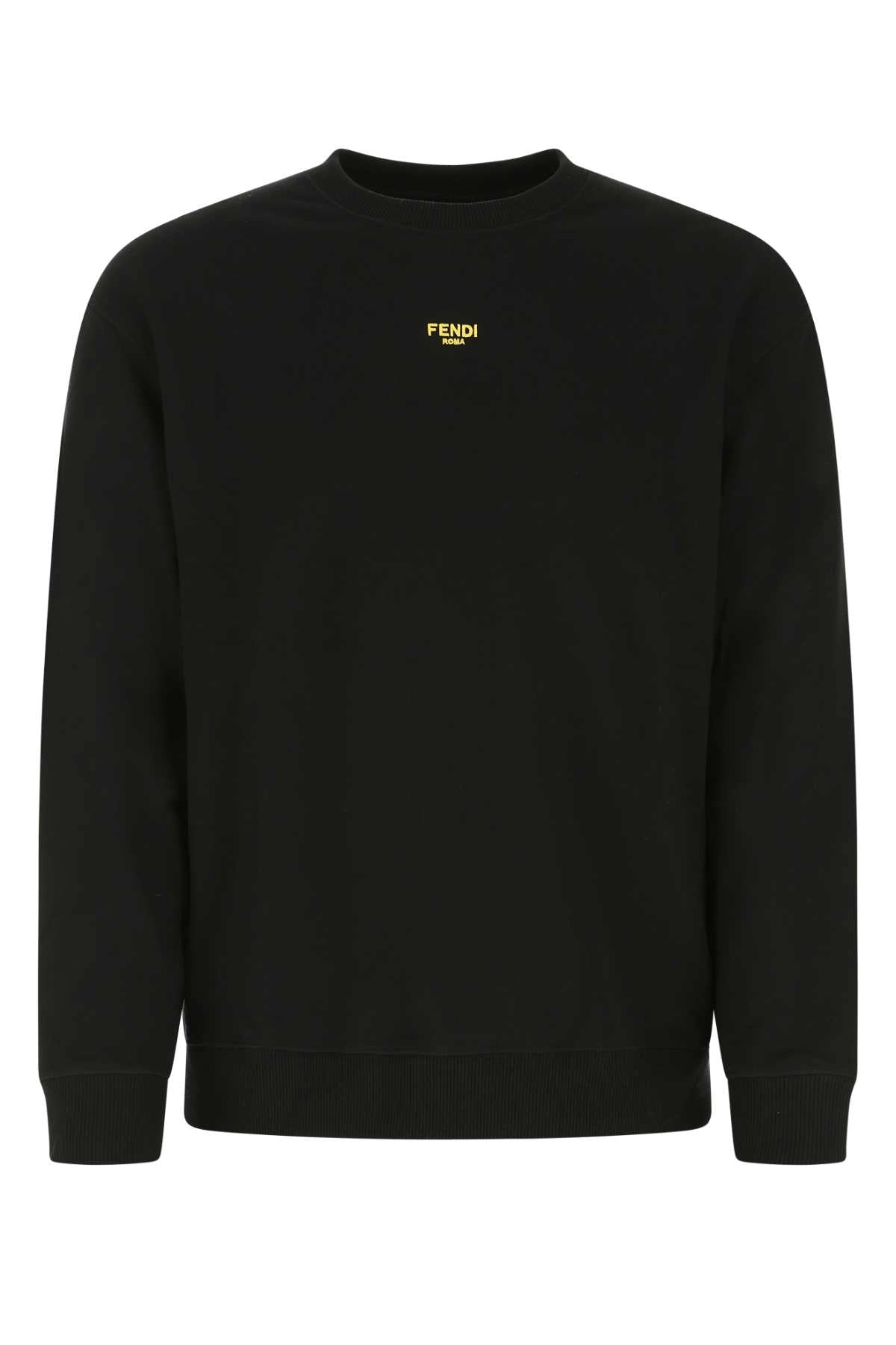 Fendi Logo Embroidered Crewneck Sweatshirt