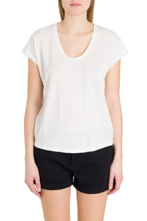 Frame Scoop Neck T-Shirt