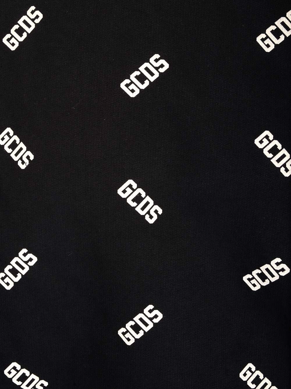GCDS Allover Logo Print Crewneck Sweatshirt
