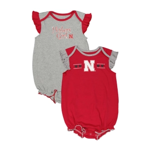 Girls' (Infant) Nebraska Cornhuskers Creeper Pack (KA423D6 77N)