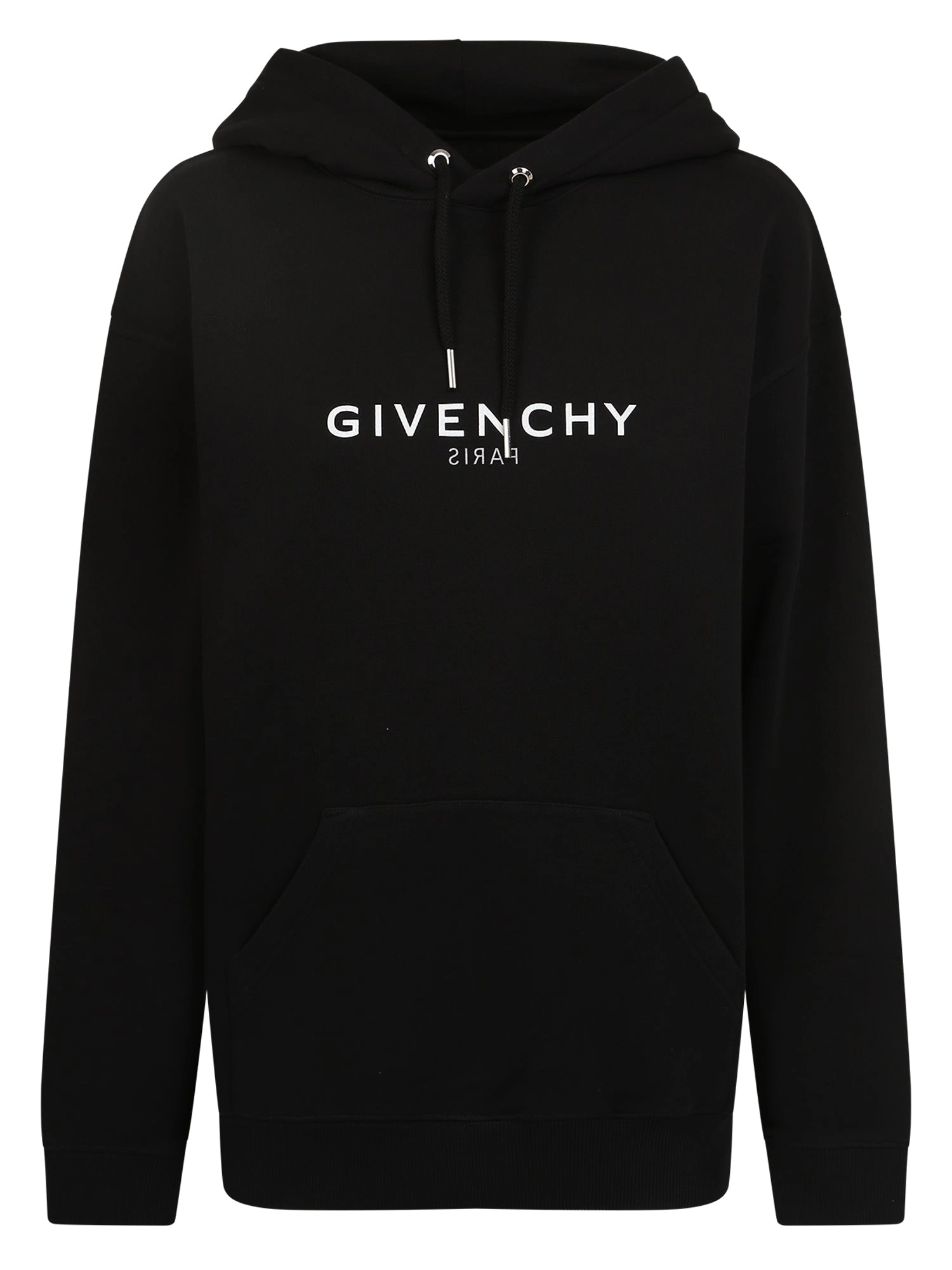Givenchy Logo Print Drawstring Hoodie