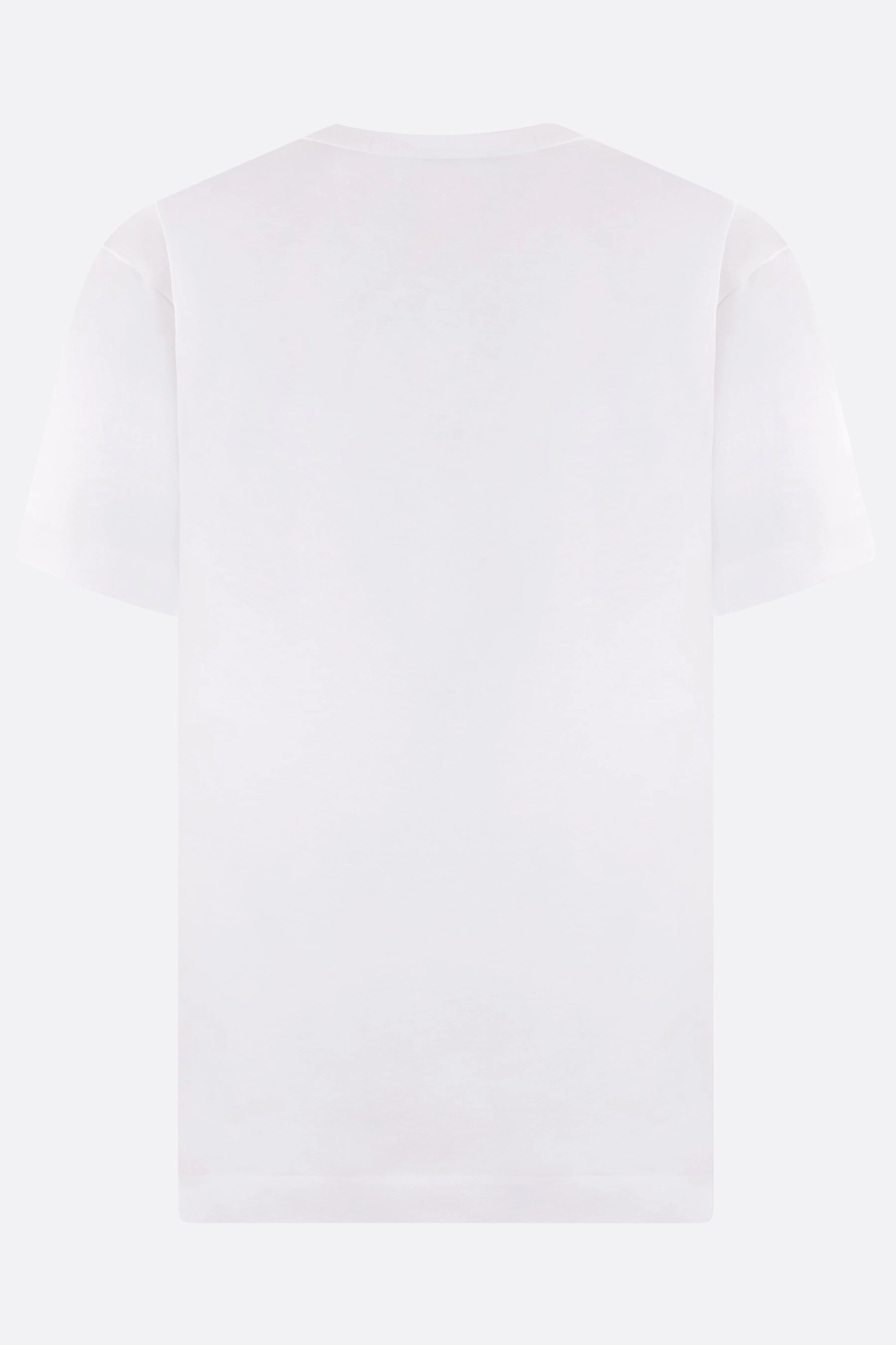 Heart logo print cotton t-shirt