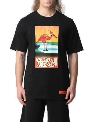 Heron Preston Heron Printed Crewneck T-Shirt