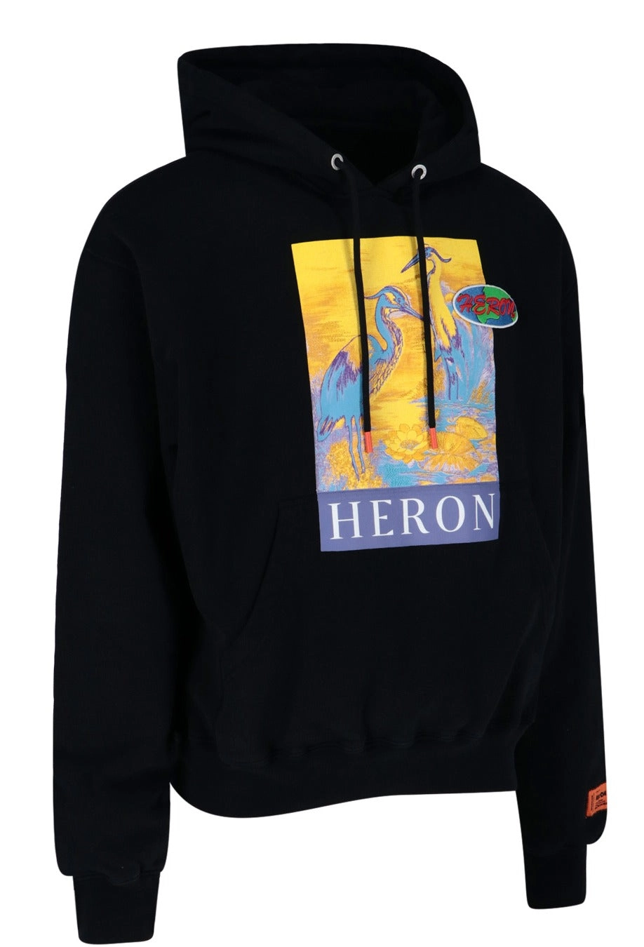 Heron Preston Heron Printed Drawstring Hoodie