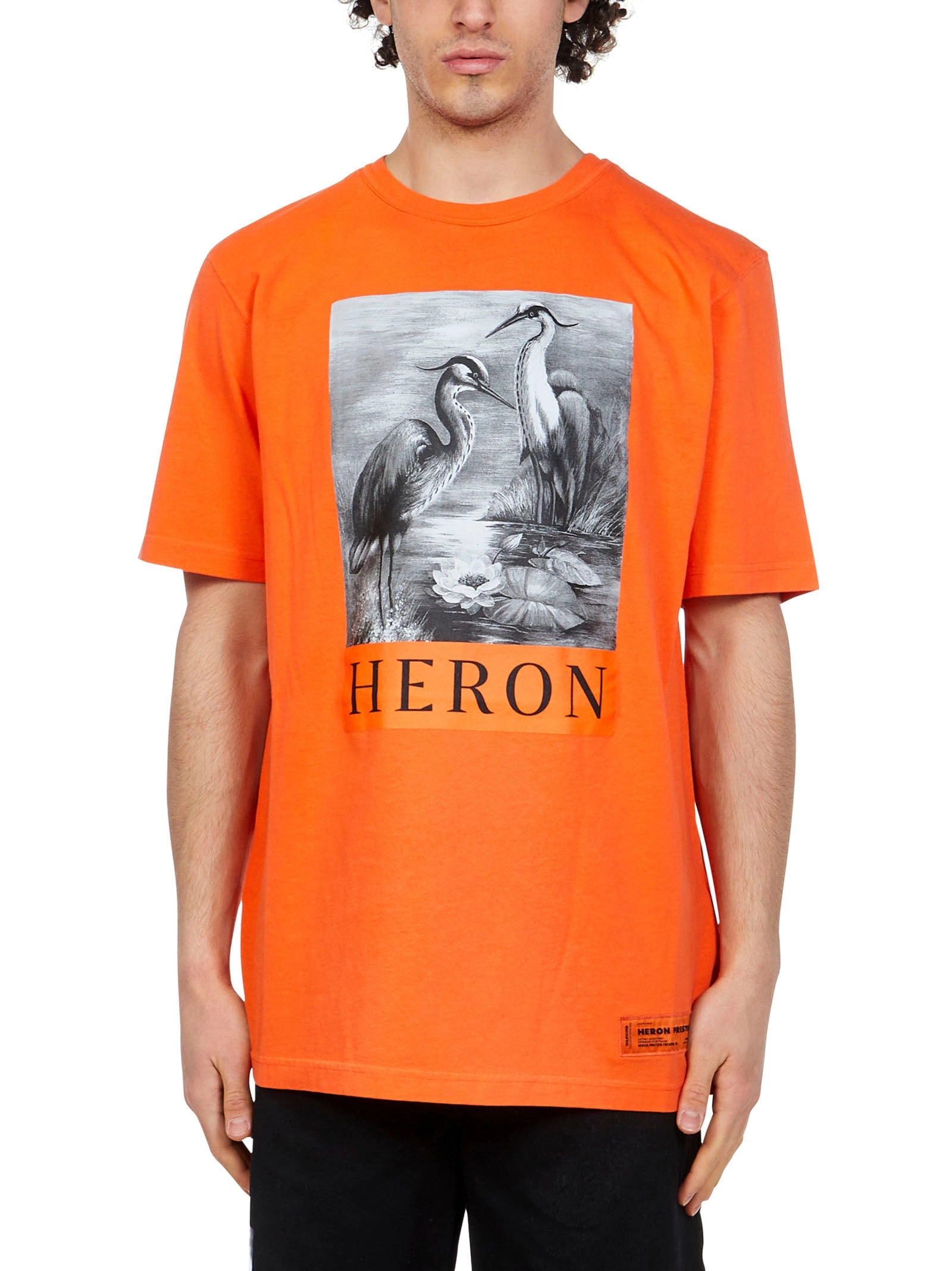 Heron Preston Logo Printed Crewneck T-Shirt