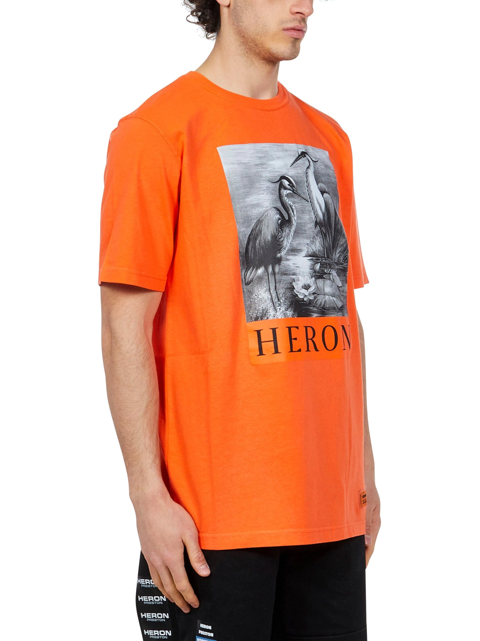 Heron Preston Logo Printed Crewneck T-Shirt