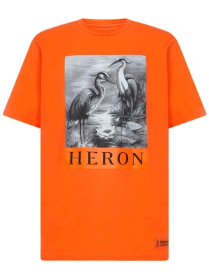 Heron Preston Logo Printed Crewneck T-Shirt