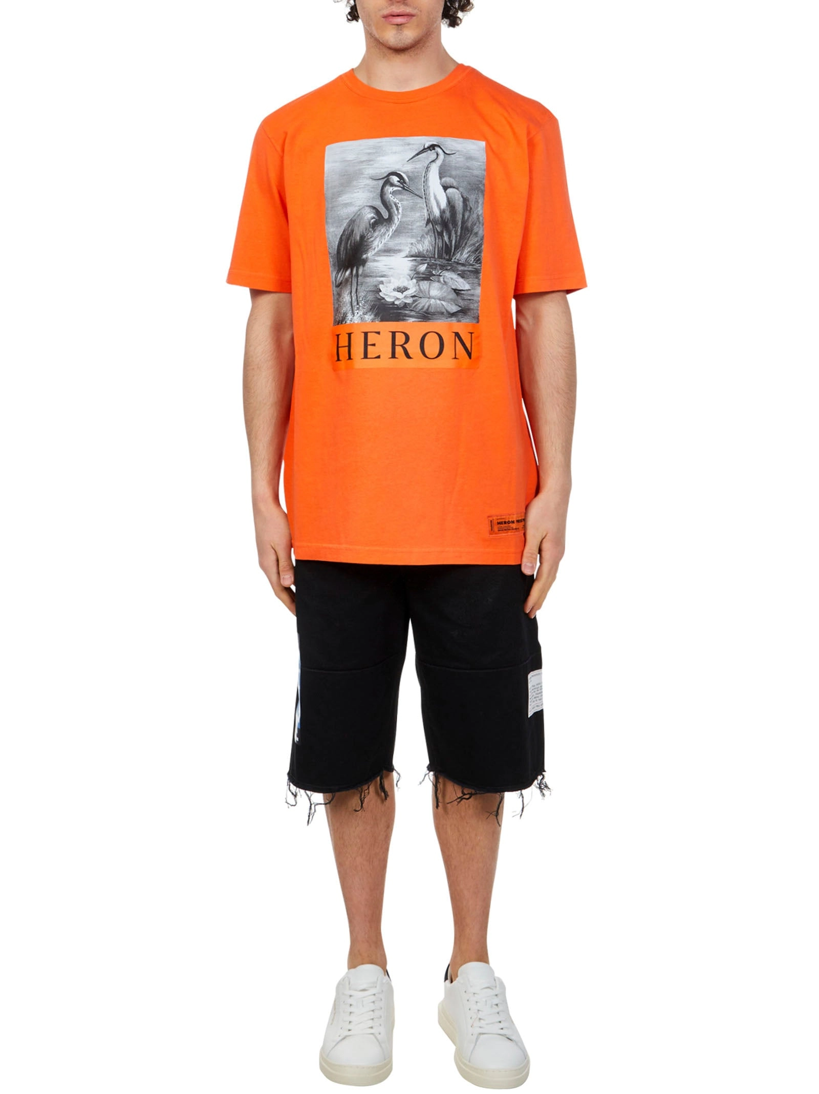 Heron Preston Logo Printed Crewneck T-Shirt