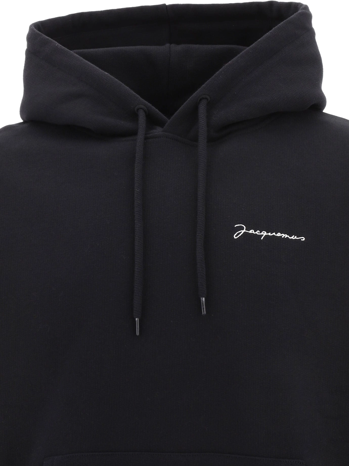 Jacquemus Logo Printed Drawstring Hoodie