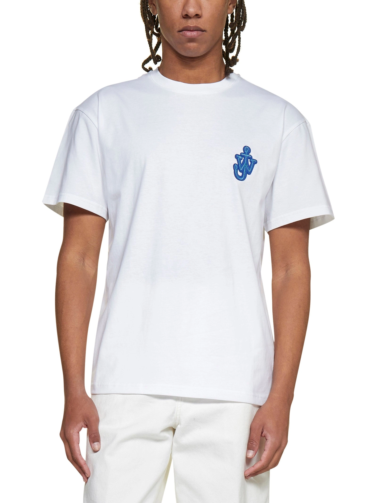 JW Anderson Logo Embroidered Crewneck T-Shirt