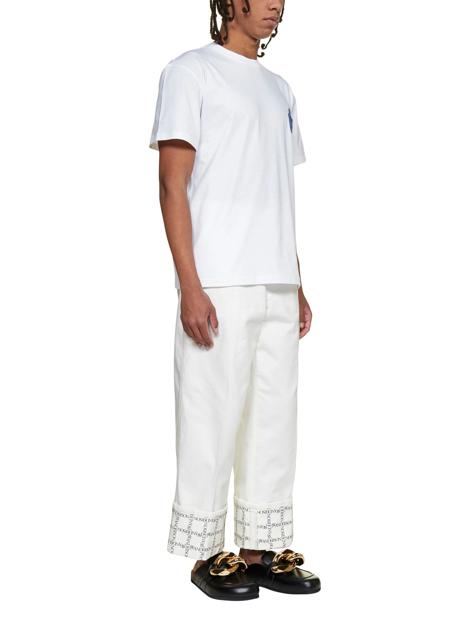 JW Anderson Logo Embroidered Crewneck T-Shirt