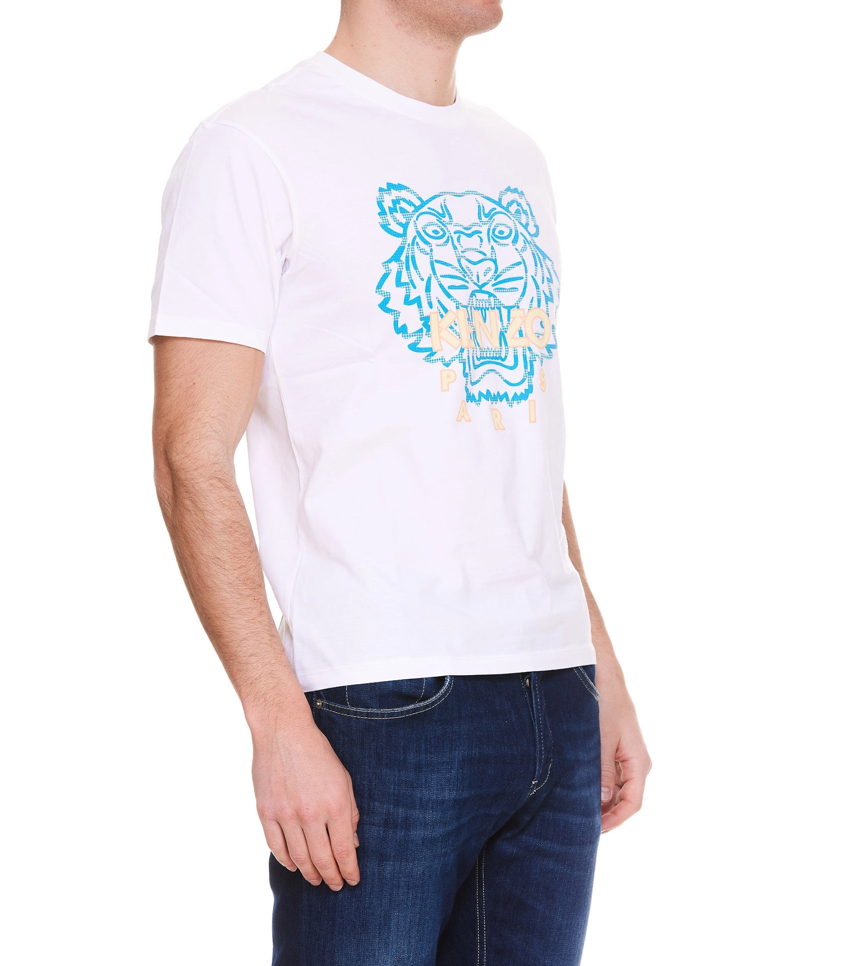Kenzo Logo Printed Crewneck T-Shirt