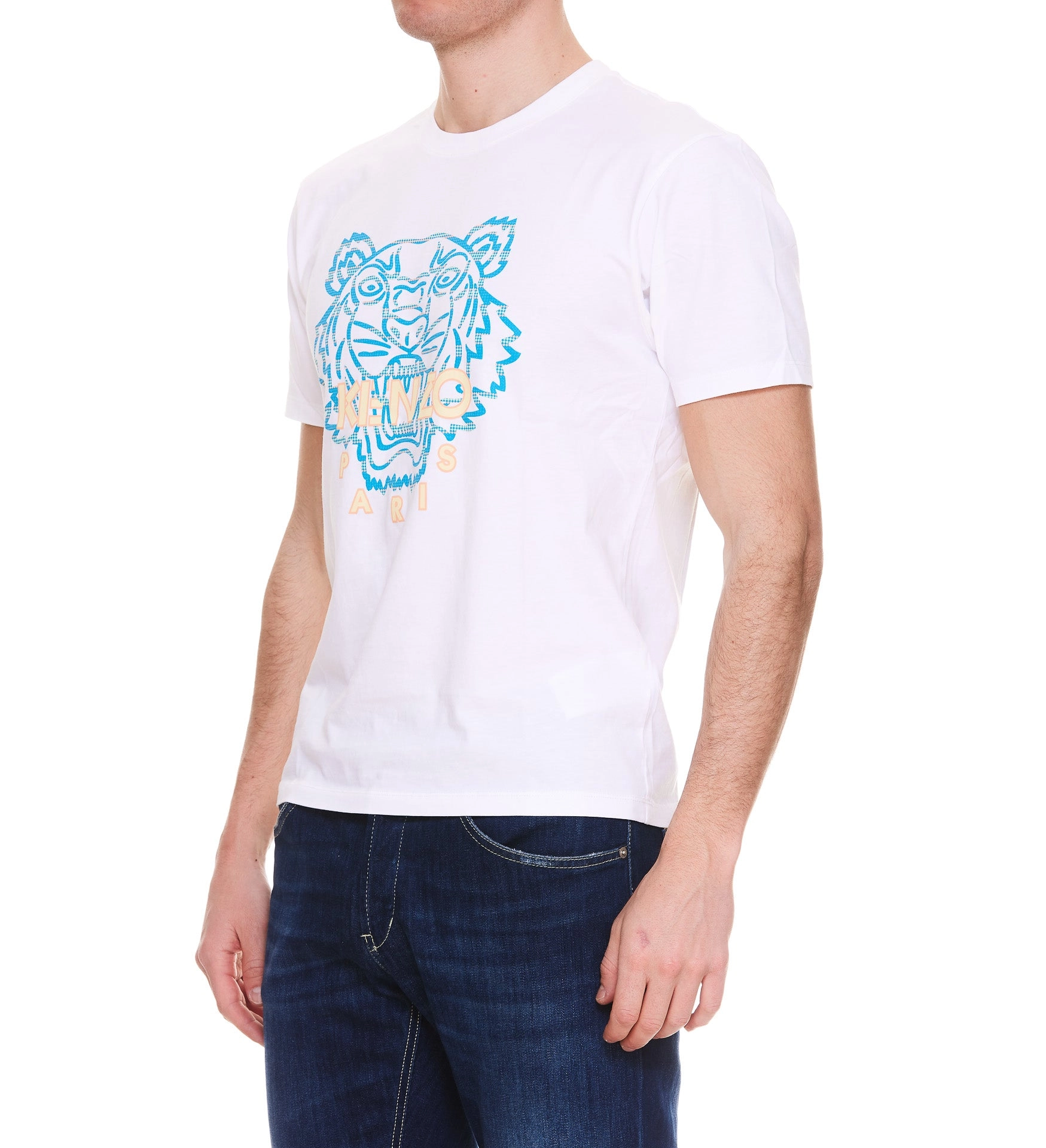 Kenzo Logo Printed Crewneck T-Shirt