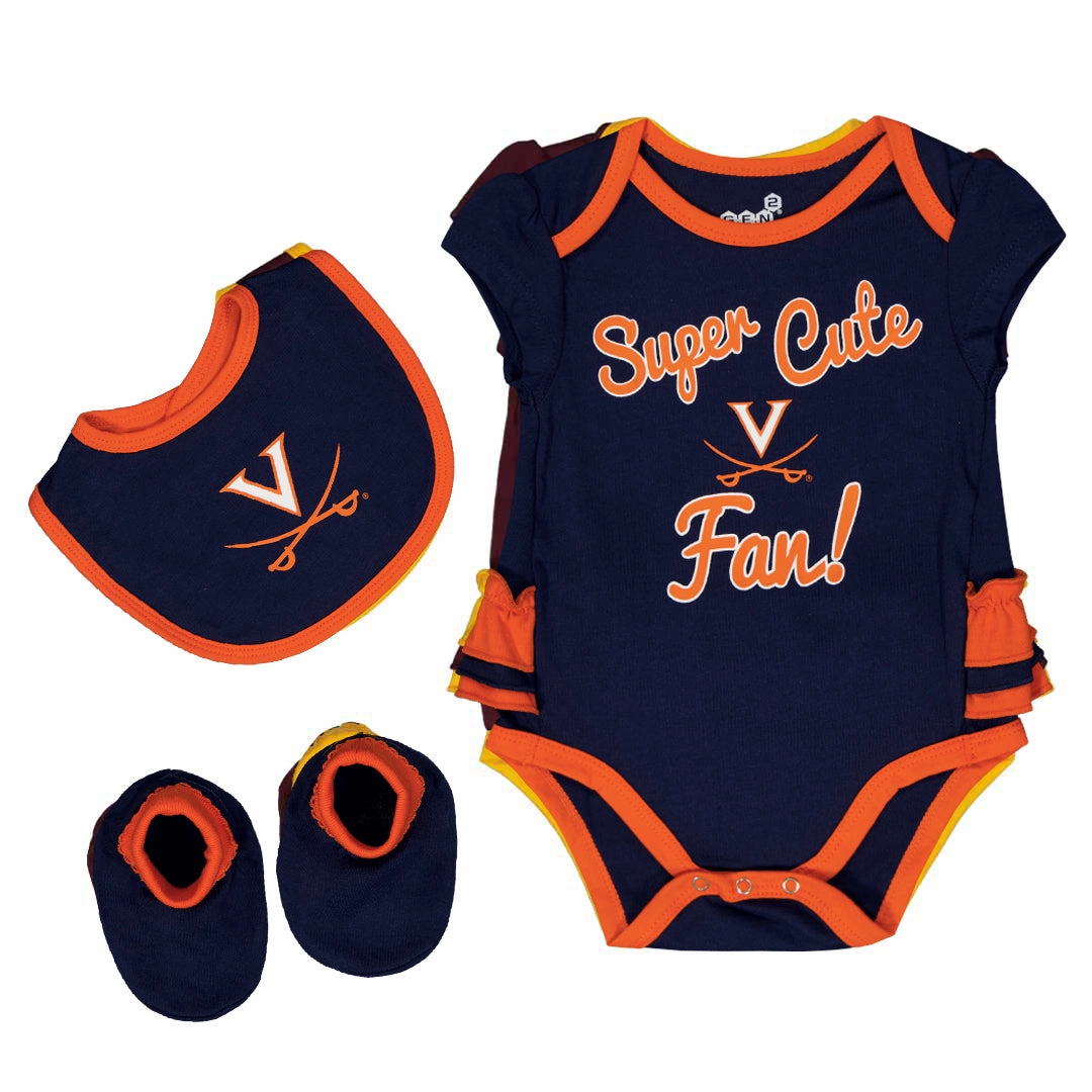 Kids' (Infant) Virginia Cavaliers Trifecta Set (K413JQ 80)