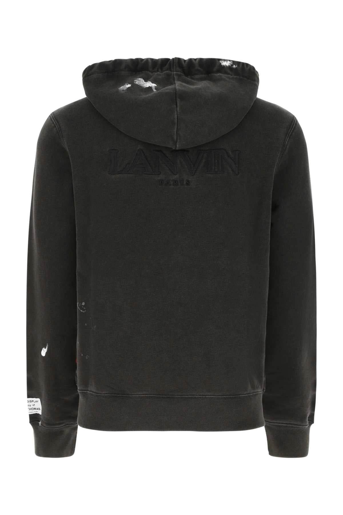 Lanvin X Gallery Dept. Logo Embroidered Zip-Up Hoodie