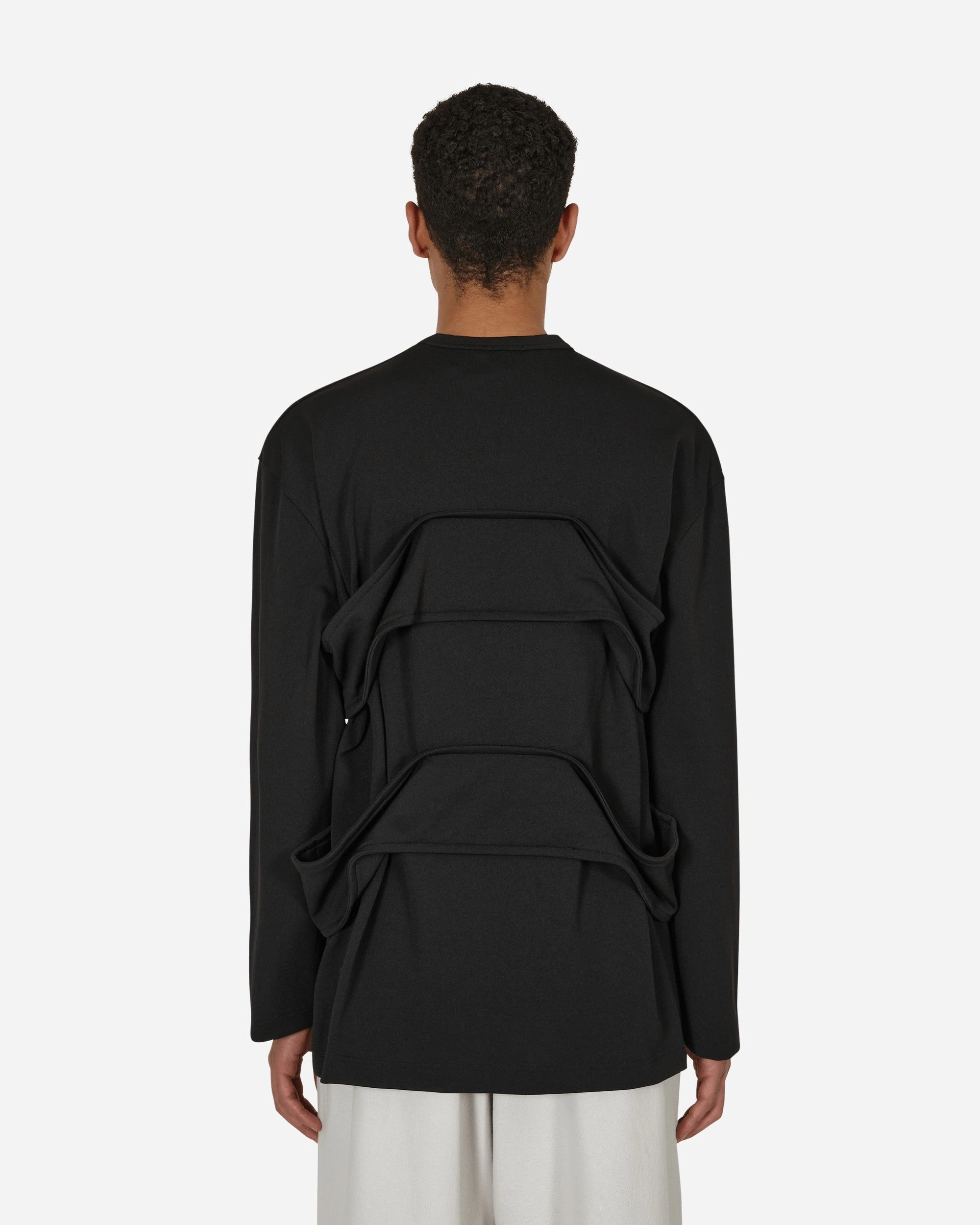Layered Longsleeve T-Shirt Black