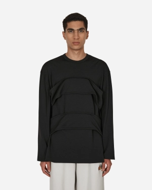 Layered Longsleeve T-Shirt Black