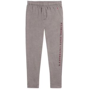 League Men's Florida State University Tri-blend Jogger Pant - Grey