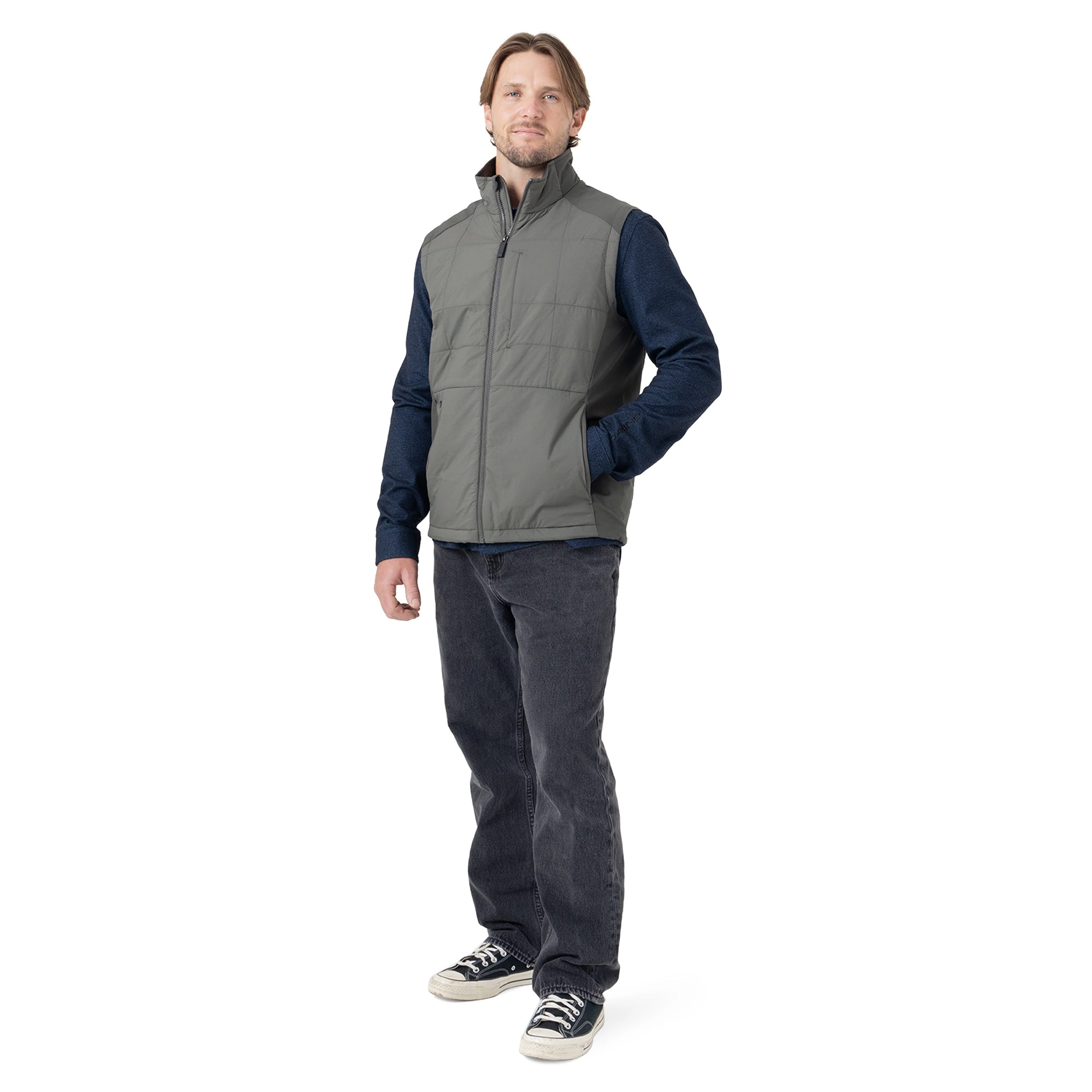 Light Wt. Mixed Media Vest - Chimera