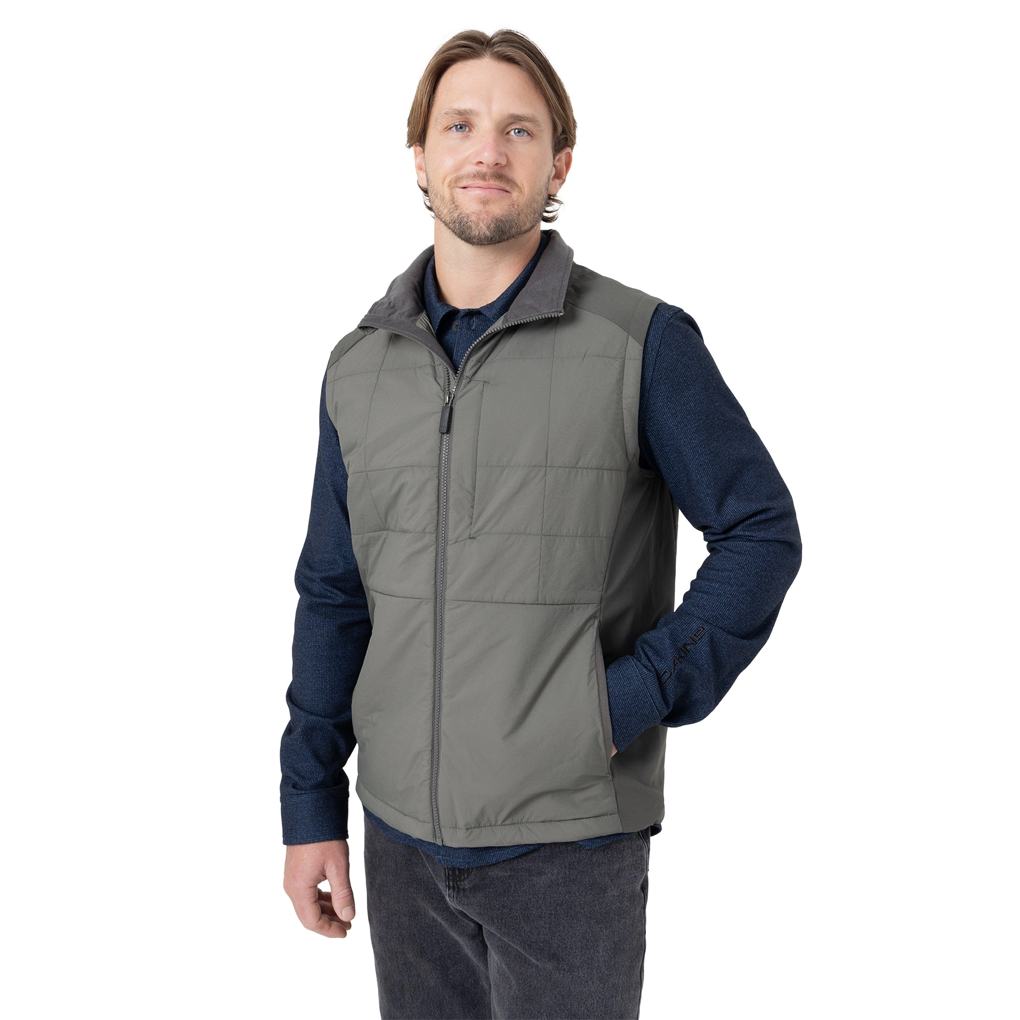 Light Wt. Mixed Media Vest - Chimera