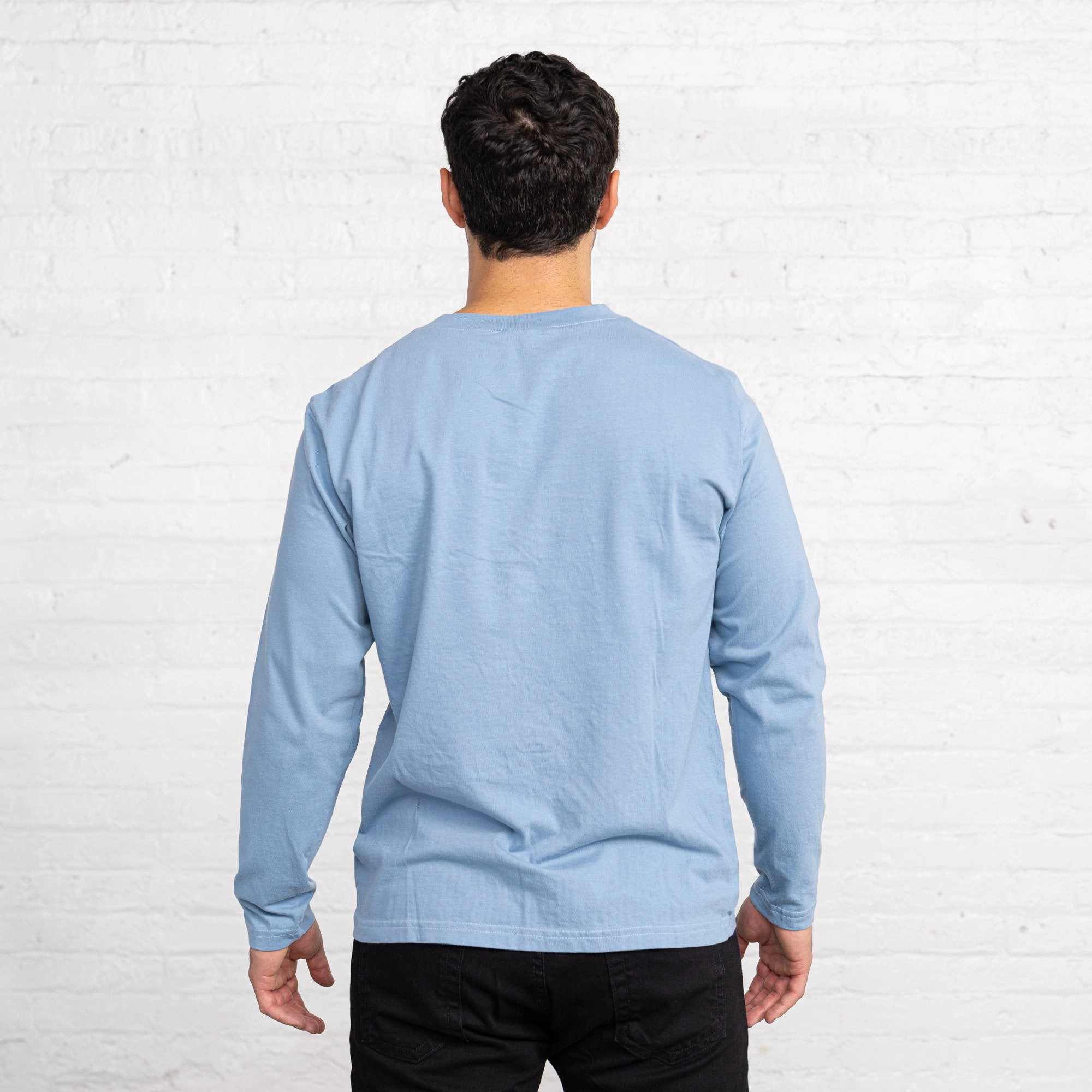 Long Sleeve Henley - Combed Cotton