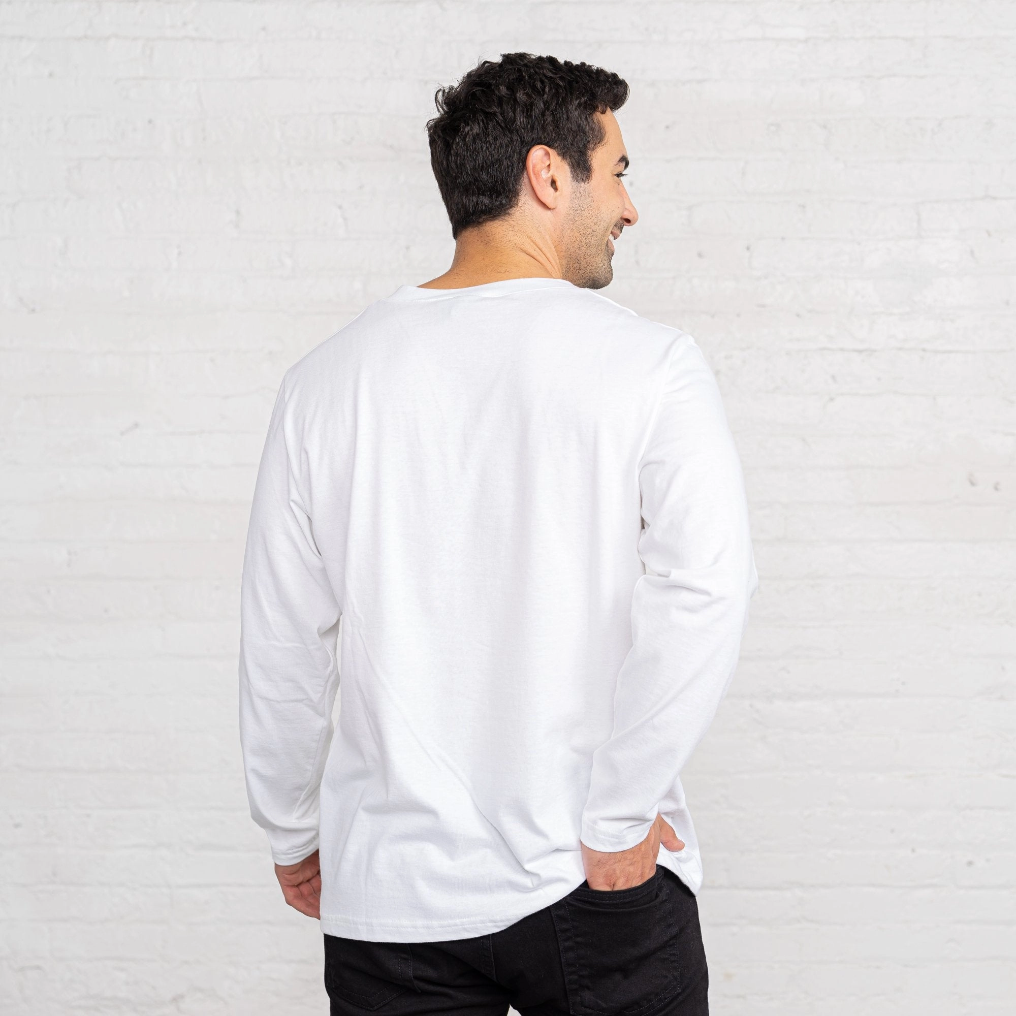 Long Sleeve Henley - Combed Cotton