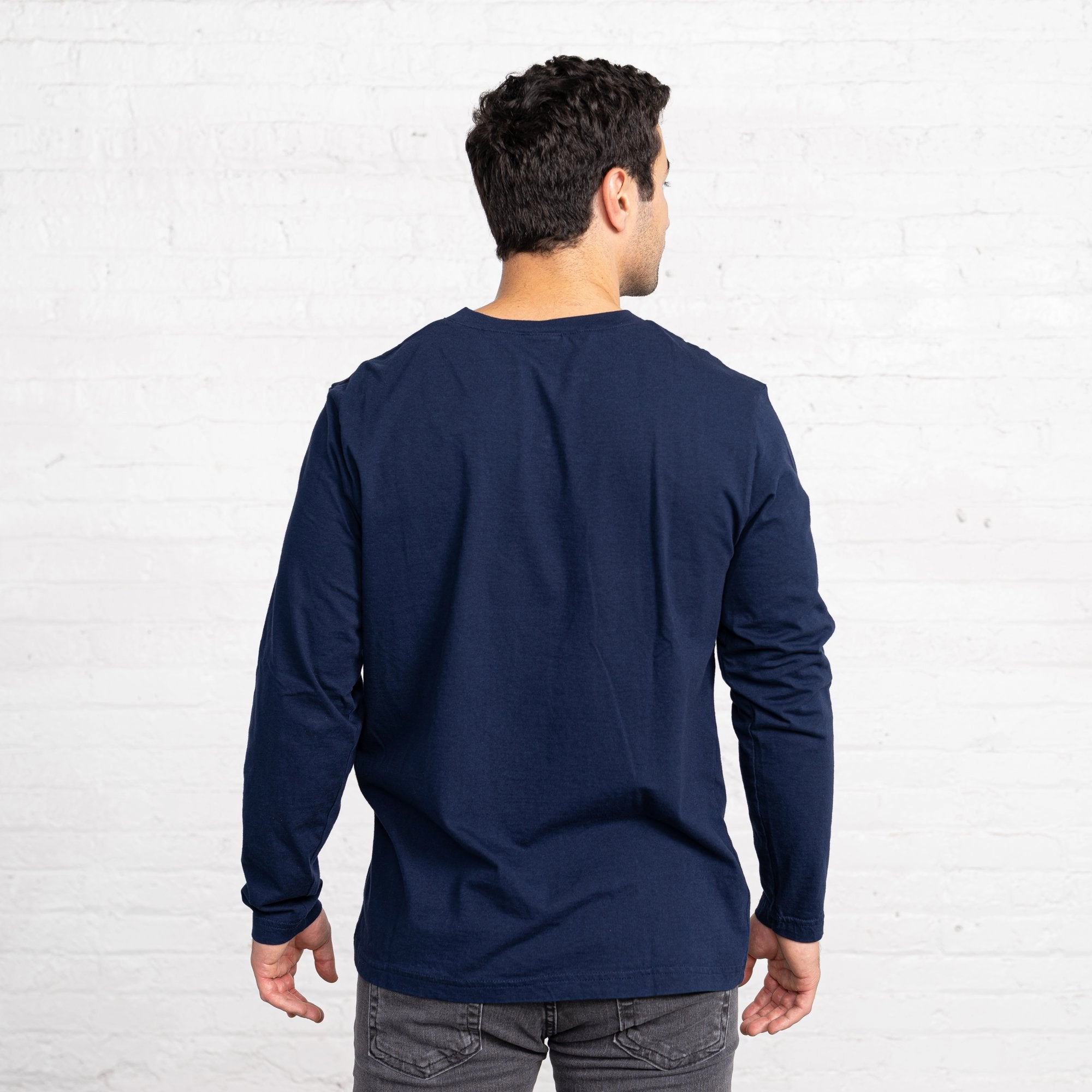 Long Sleeve Henley - Combed Cotton