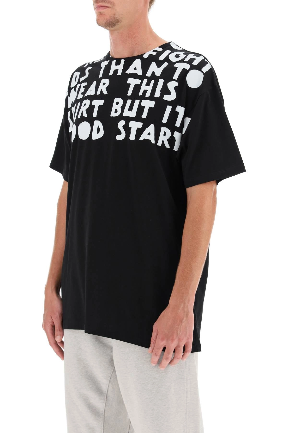 Maison Margiela Slogan Printed T-Shirt