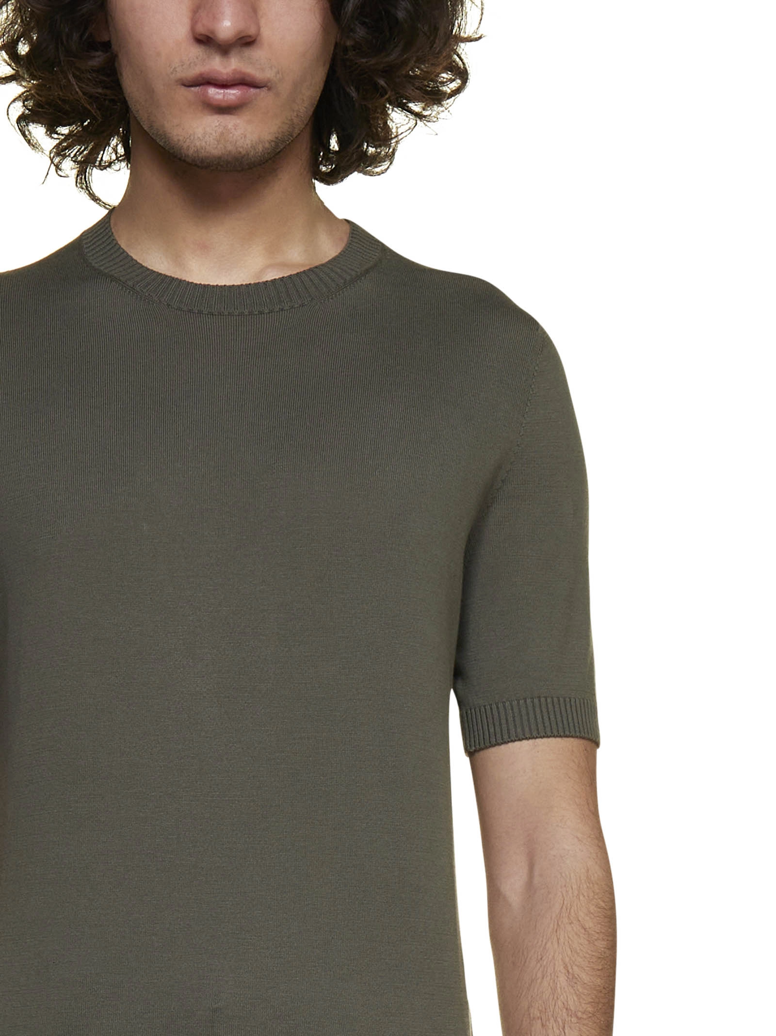 Malo Round Neck Straight Hem T-Shirt