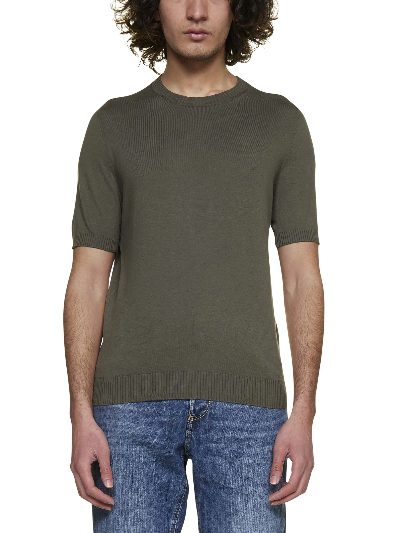 Malo Round Neck Straight Hem T-Shirt