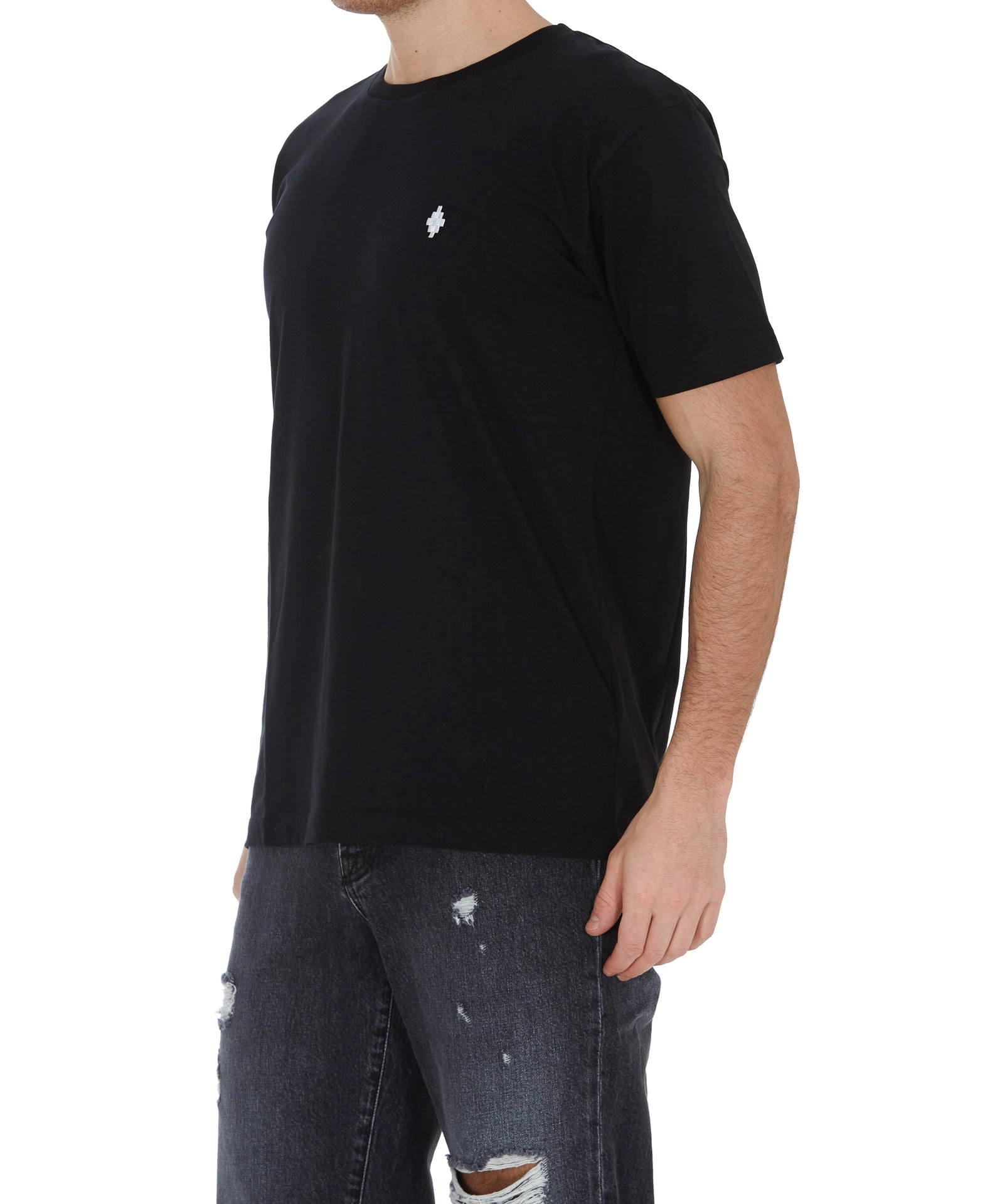 Marcelo Burlon County Of Milan Cross Embroidered T-Shirt