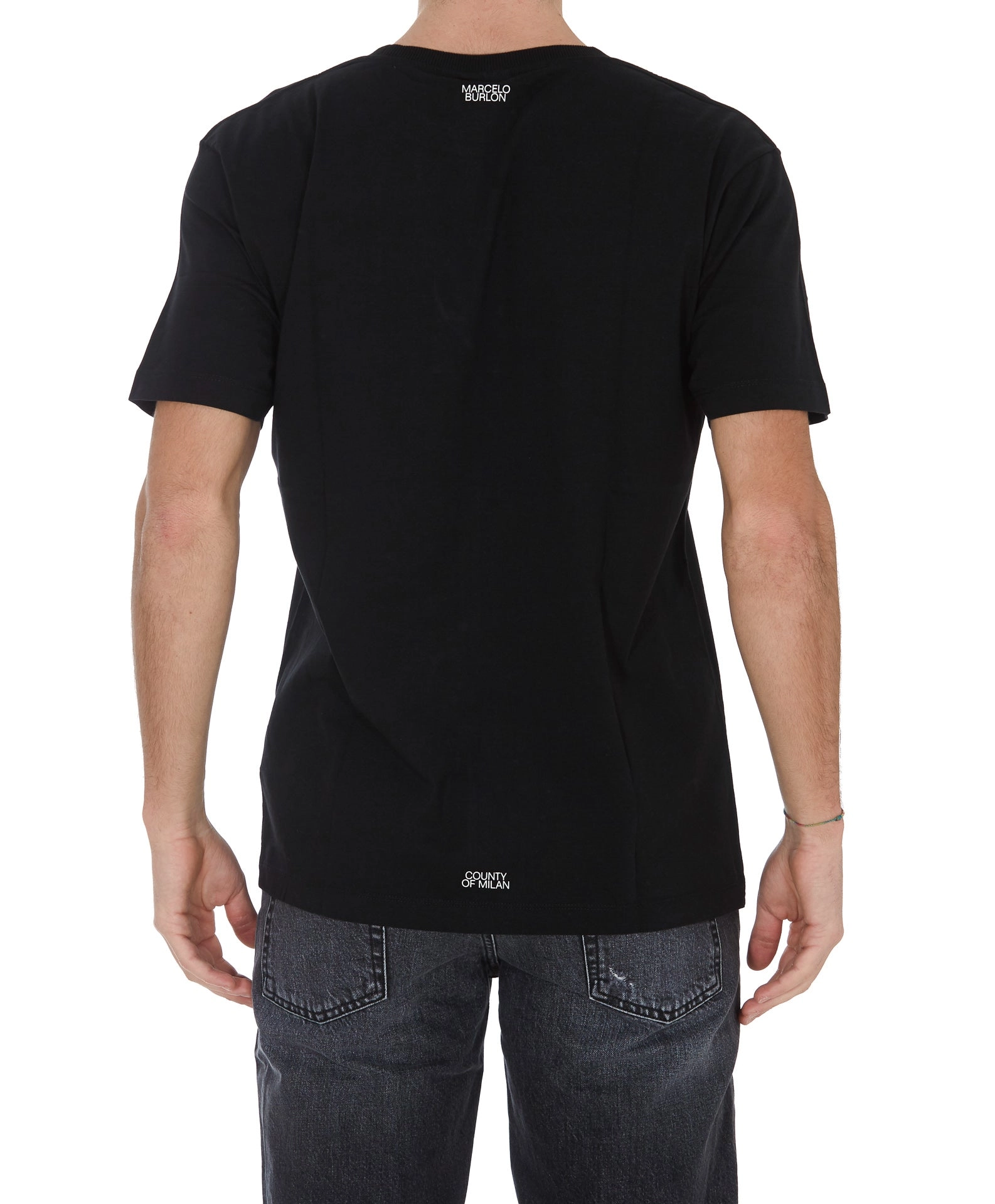 Marcelo Burlon County Of Milan Cross Embroidered T-Shirt