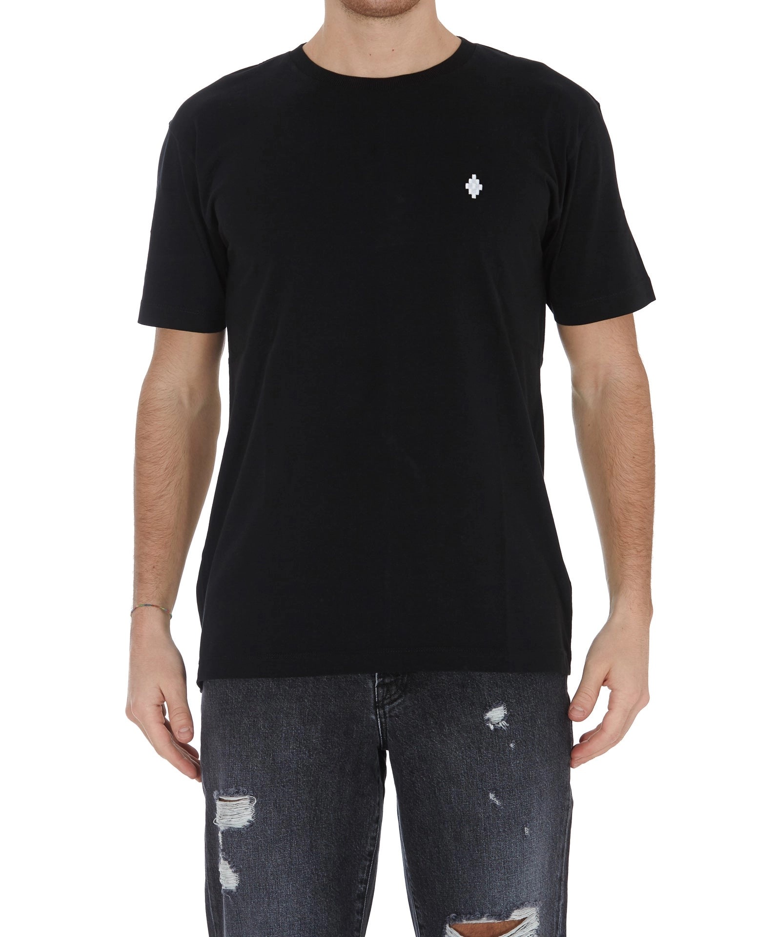 Marcelo Burlon County Of Milan Cross Embroidered T-Shirt