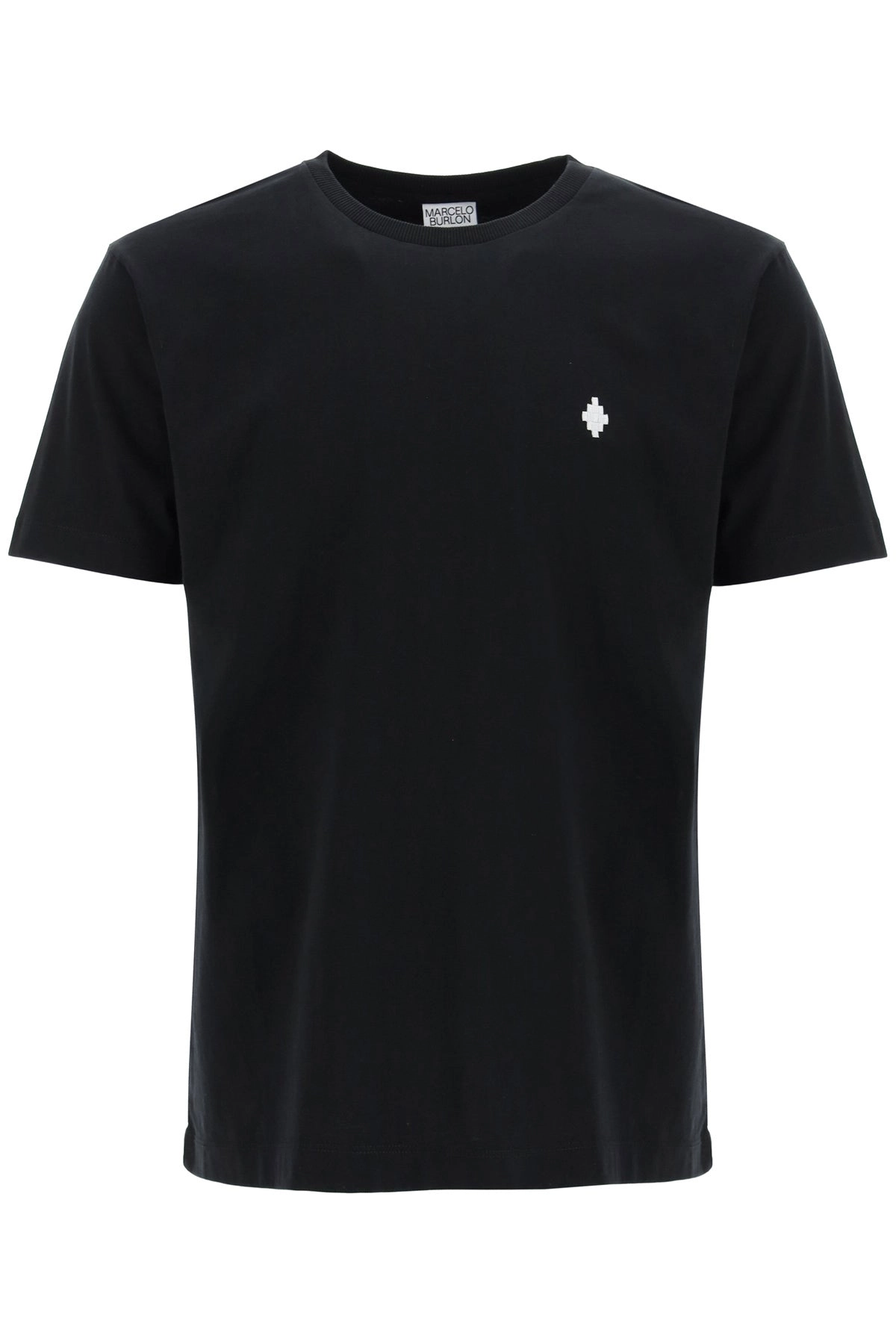 Marcelo Burlon County Of Milan Cross Embroidered T-Shirt