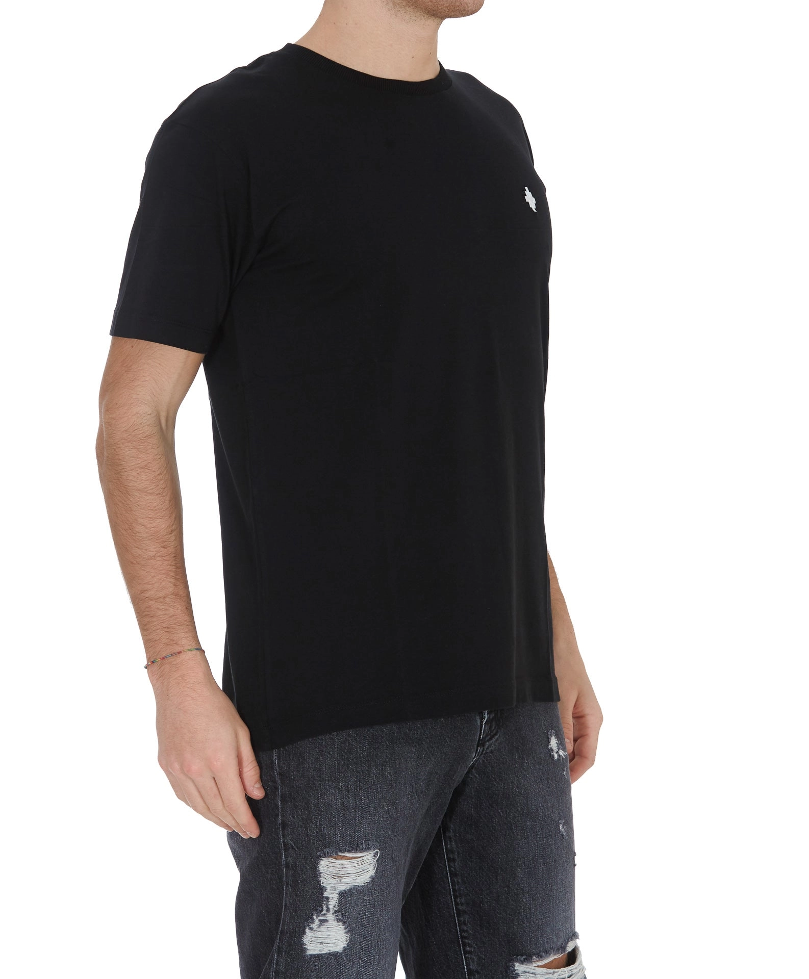 Marcelo Burlon County Of Milan Cross Embroidered T-Shirt