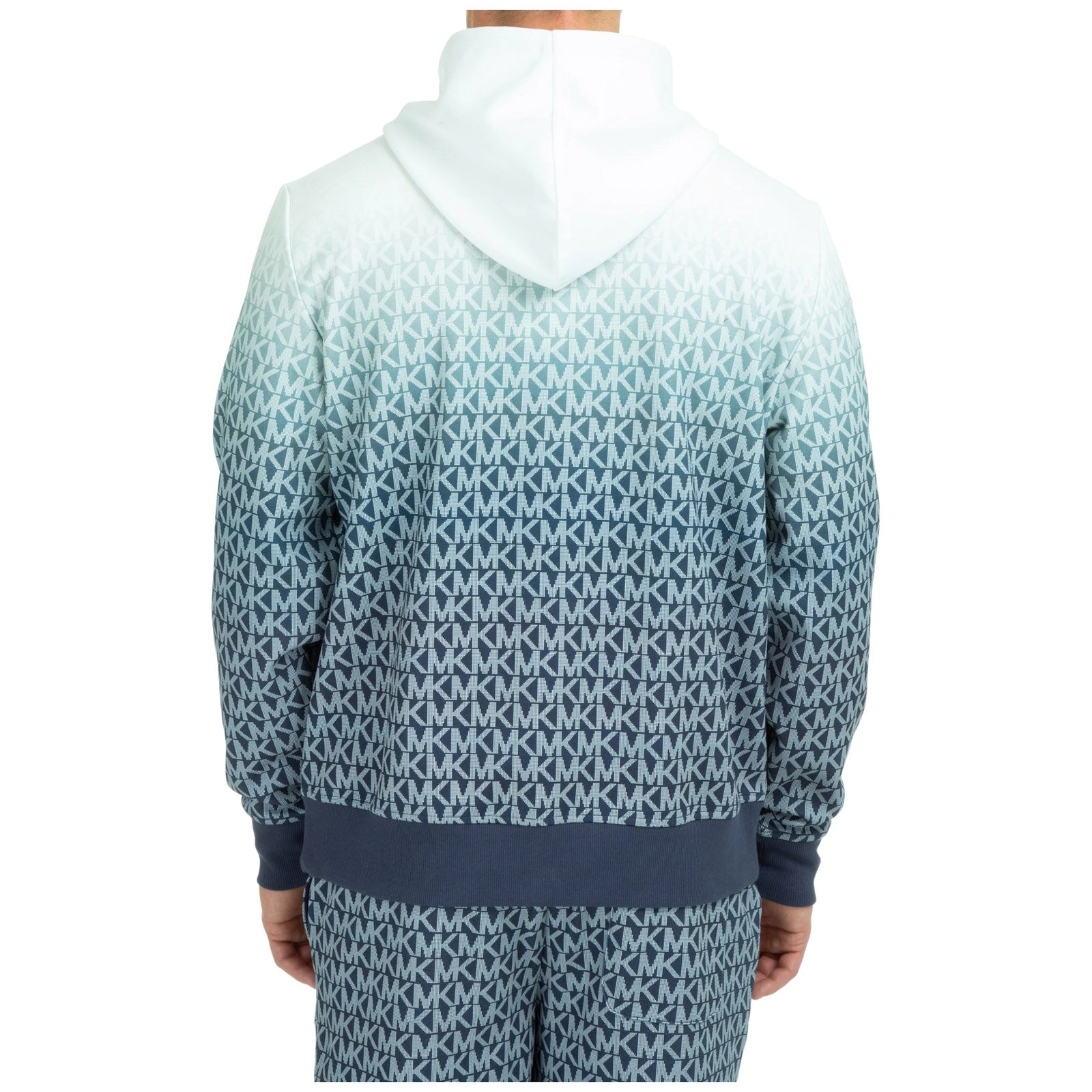 Michael Kors Allover Logo Printed Zip-Up Hoodie