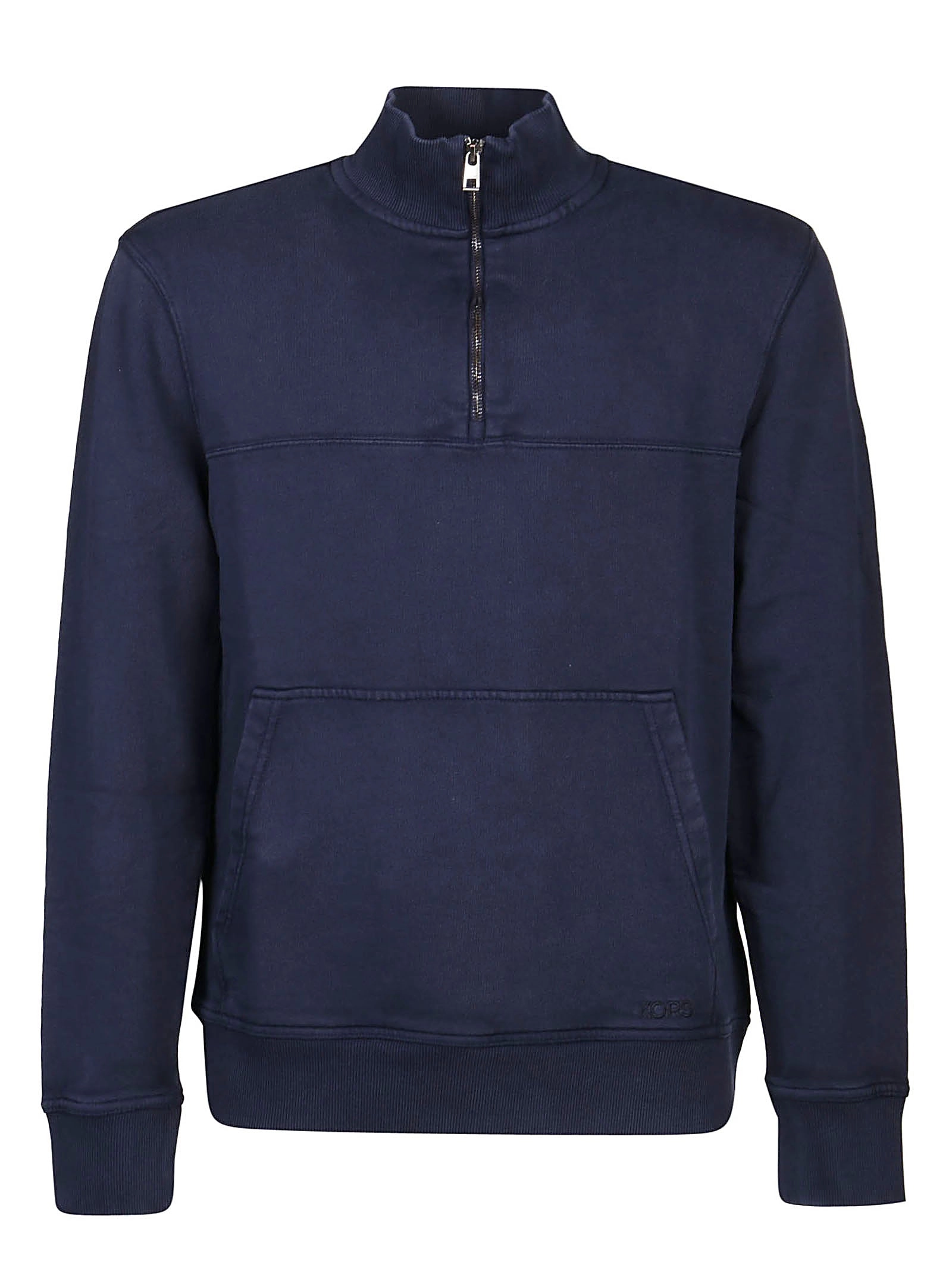 Michael Kors Garment-Dyed Half Zipped Sweatshirt