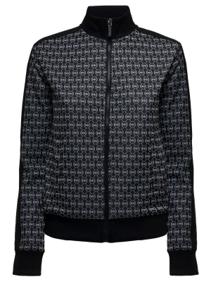 Michael Michael Kors Logo Stretch Jacquard Track Jacket