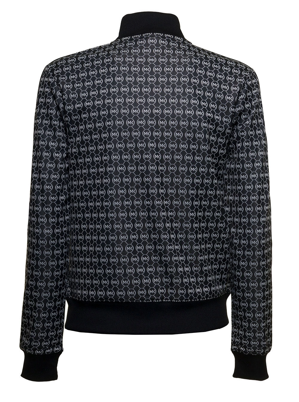 Michael Michael Kors Logo Stretch Jacquard Track Jacket