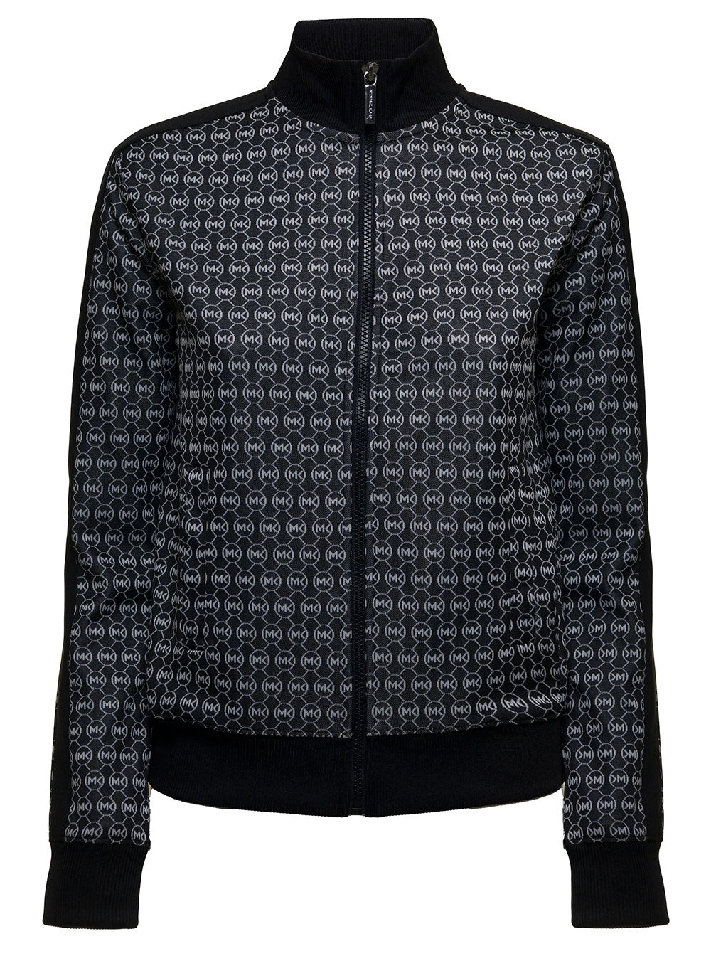 Michael Michael Kors Logo Stretch Jacquard Track Jacket