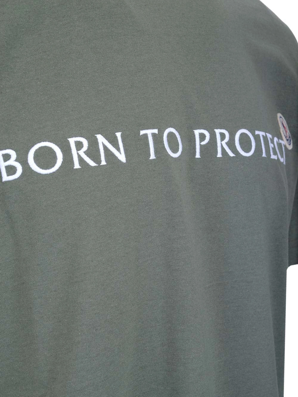 Moncler Born to Protect Embroidered T-Shirt