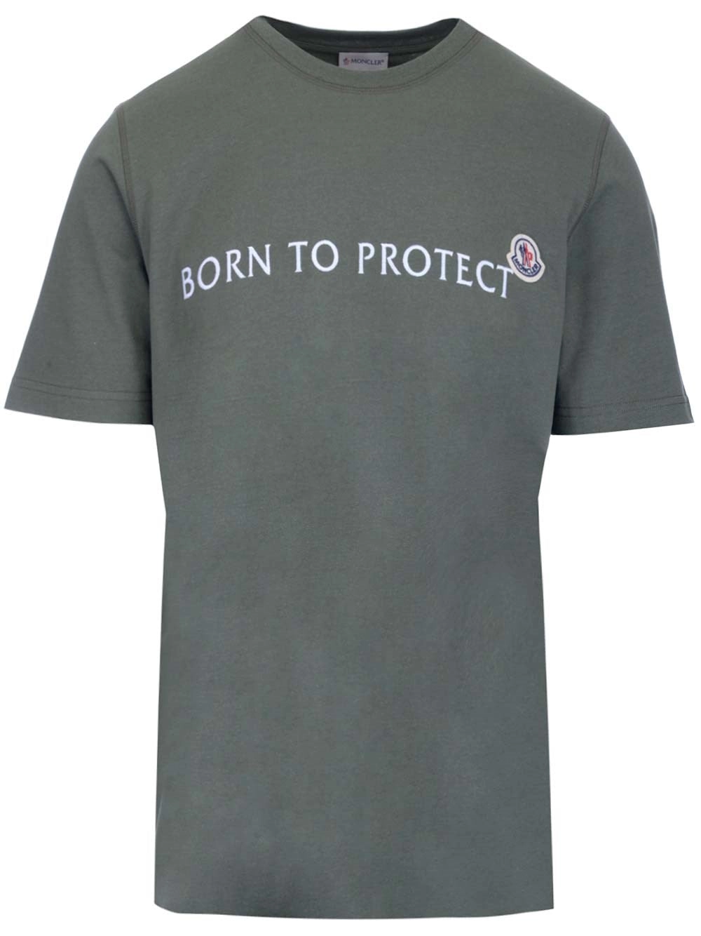Moncler Born to Protect Embroidered T-Shirt