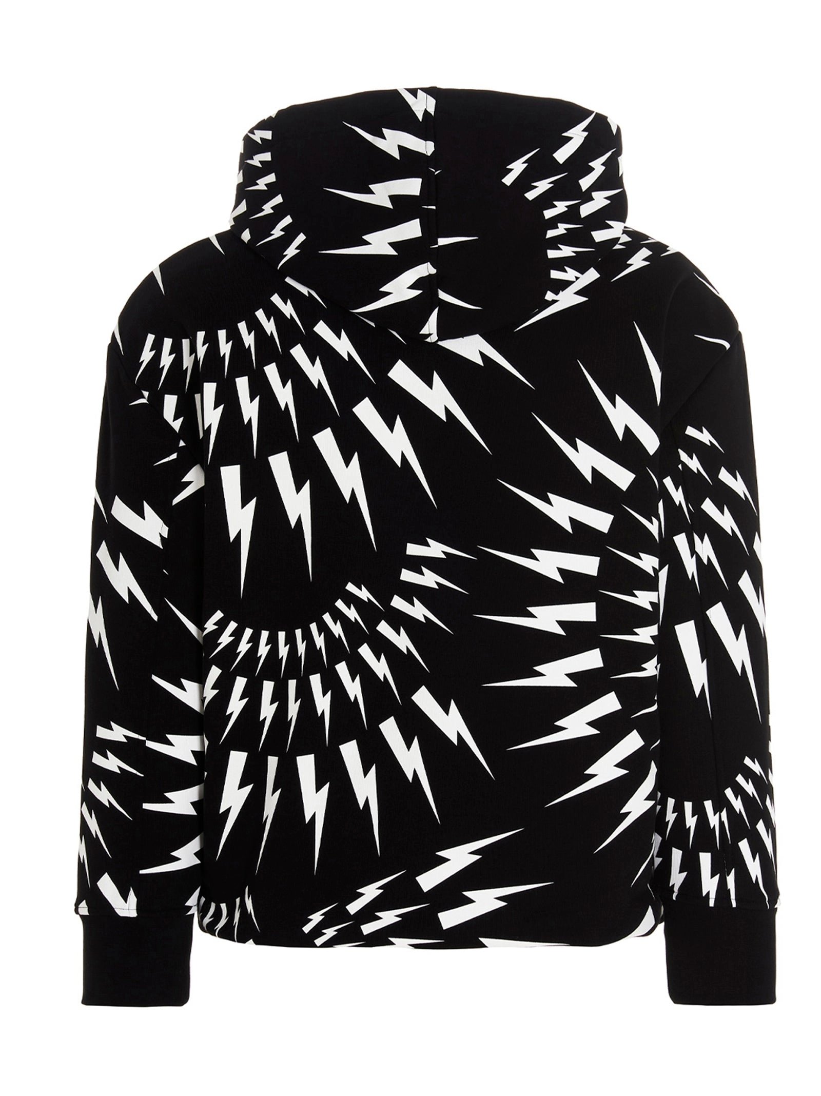 Neil Barrett Crazy Bolts Drawstring Hoodie