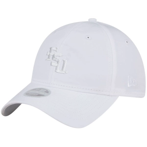 New Era Women's Tonal Stacked FSU Adjustable Featherweight Cap - White