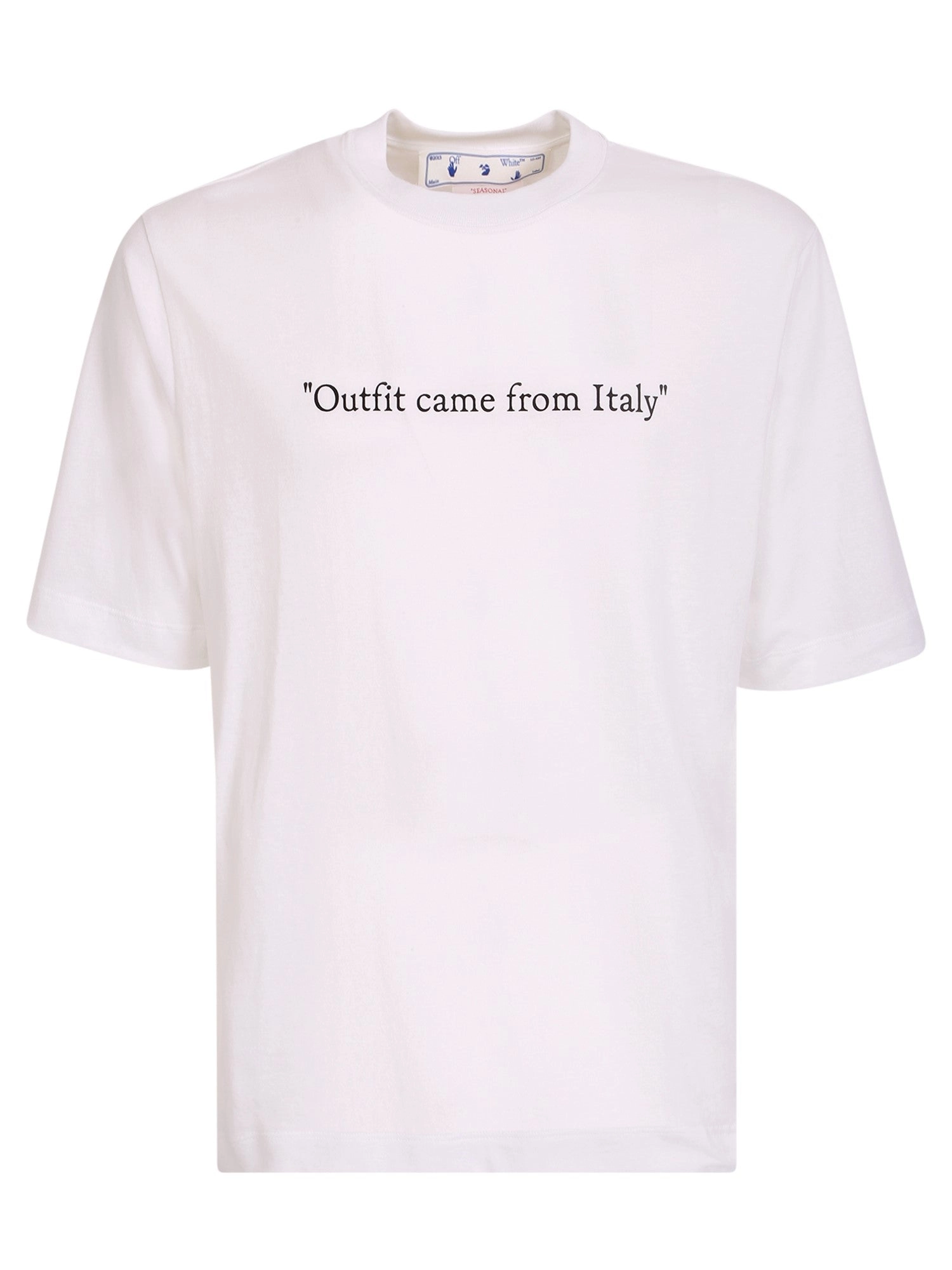 Off-White Logo Printed Crewneck T-Shirt