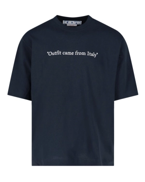 Off-White Logo Printed Crewneck T-shirt